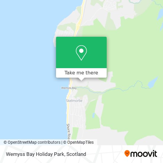 Wemyss Bay Holiday Park map