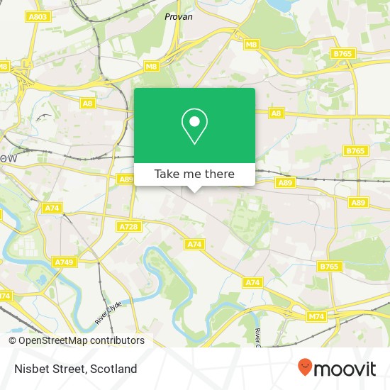 Nisbet Street map