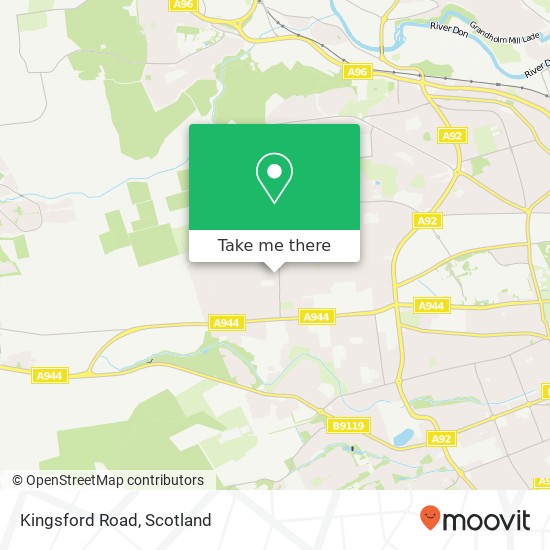 Kingsford Road map