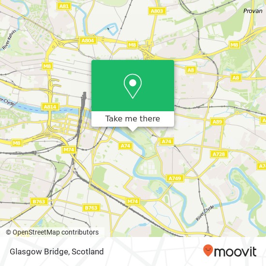 Glasgow Bridge map