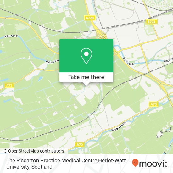 The Riccarton Practice Medical Centre,Heriot-Watt University map