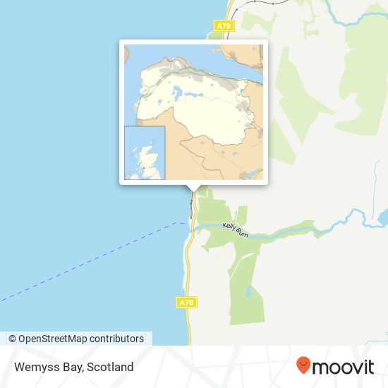 Wemyss Bay map