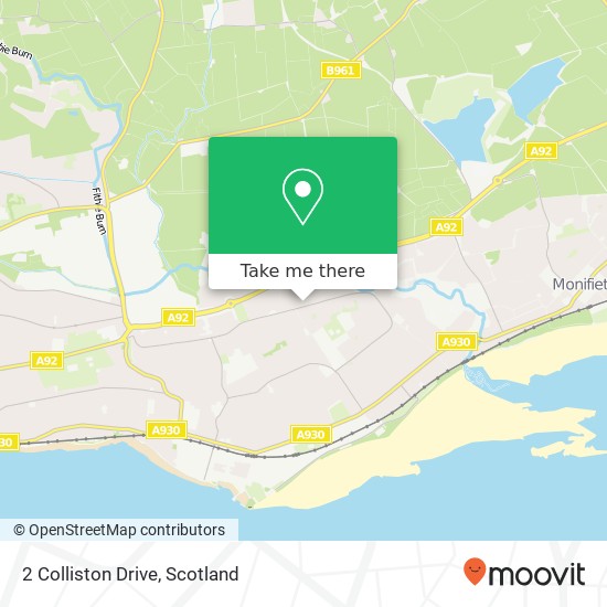 2 Colliston Drive map