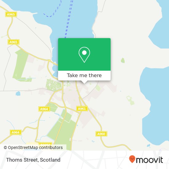 Thoms Street map