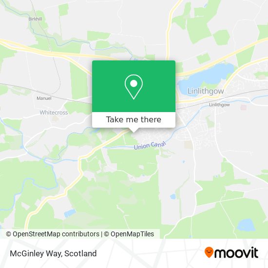 McGinley Way map