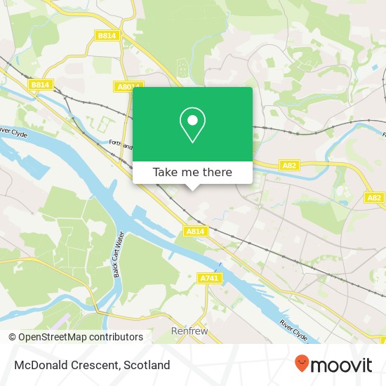 McDonald Crescent map