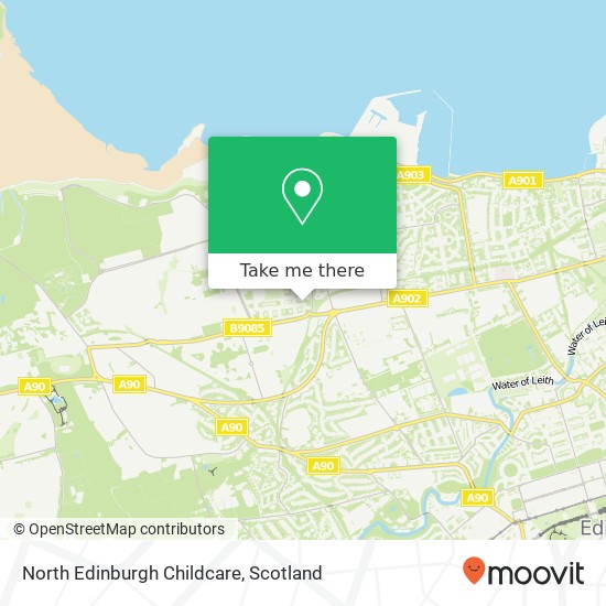 North Edinburgh Childcare map