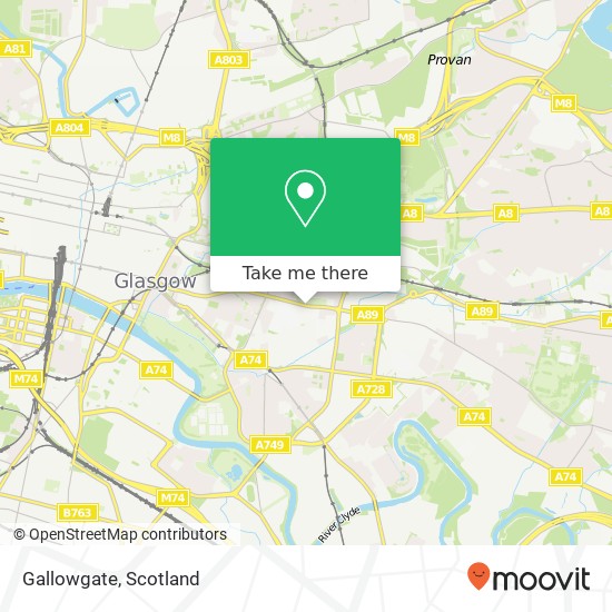 Gallowgate map