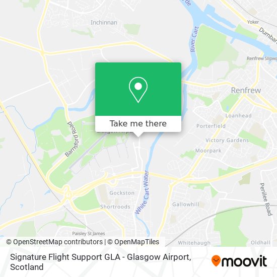 Signature Flight Support GLA - Glasgow Airport map