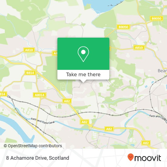 8 Achamore Drive map