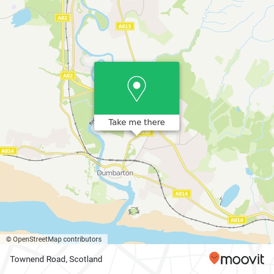 Townend Road map