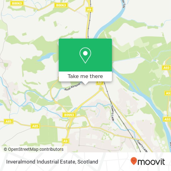 Inveralmond Industrial Estate map