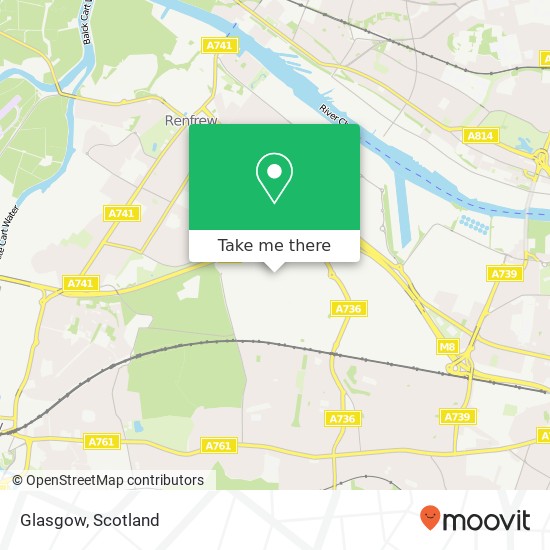 Glasgow map