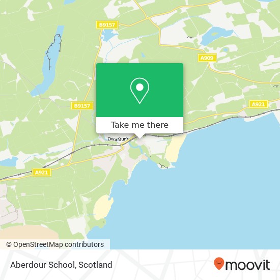 Aberdour School map
