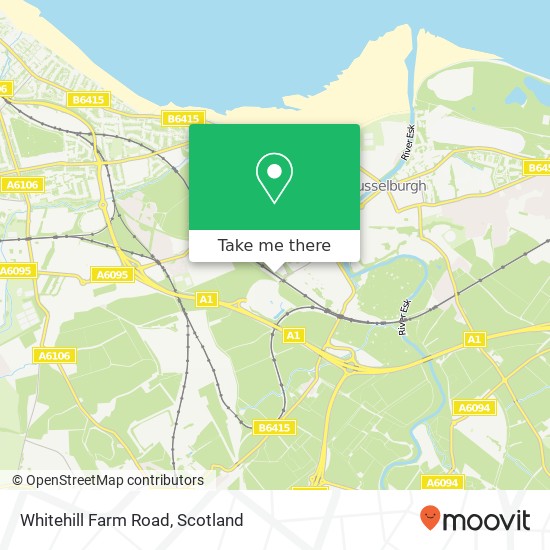 Whitehill Farm Road map