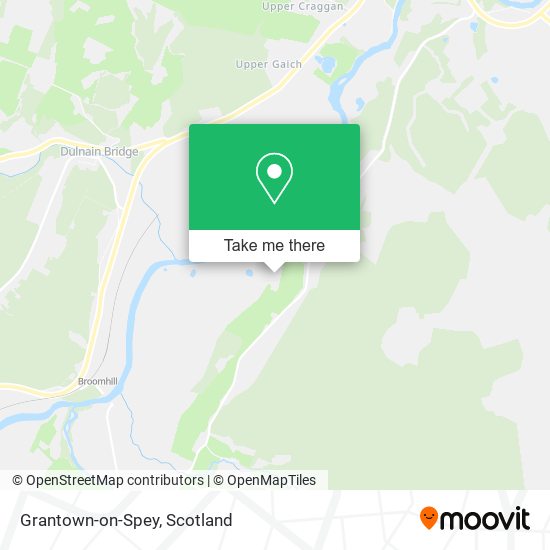 Grantown-on-Spey map