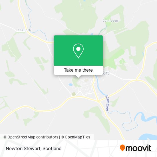 Newton Stewart map