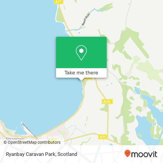 Ryanbay Caravan Park map