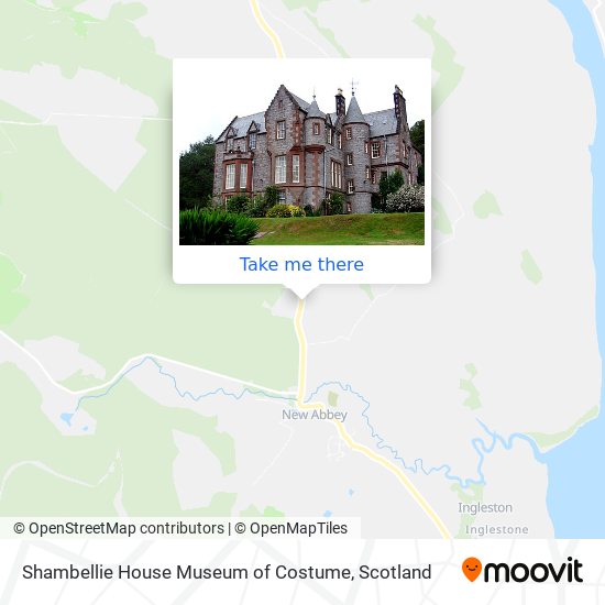 Shambellie House Museum of Costume map