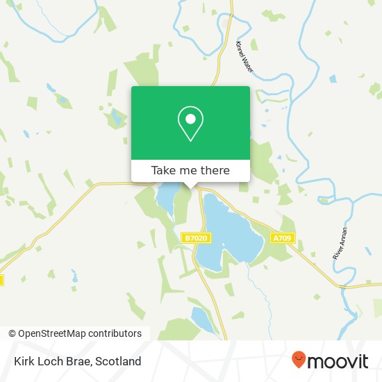 Kirk Loch Brae map