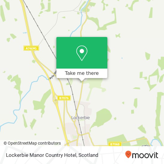 Lockerbie Manor Country Hotel map