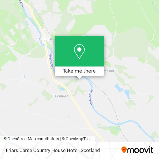 Friars Carse Country House Hotel map