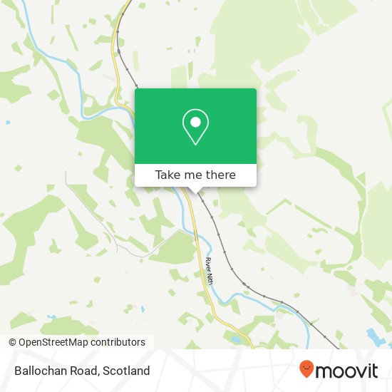Ballochan Road map