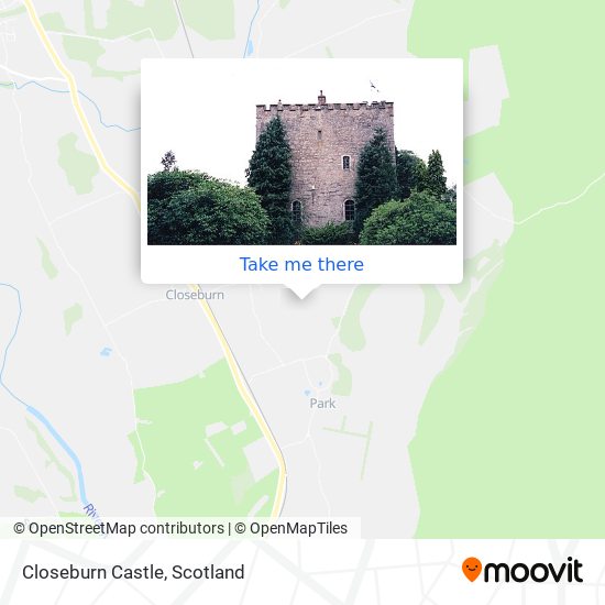 Closeburn Castle map