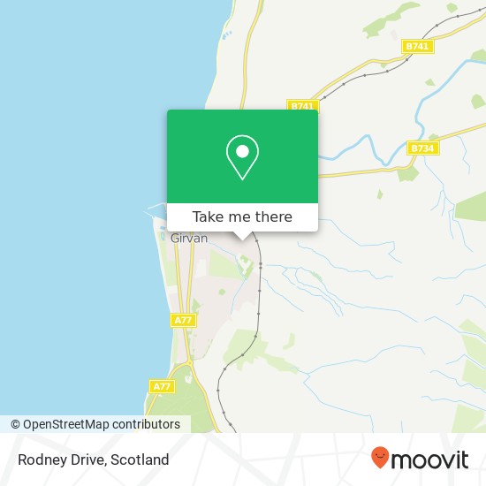 Rodney Drive map