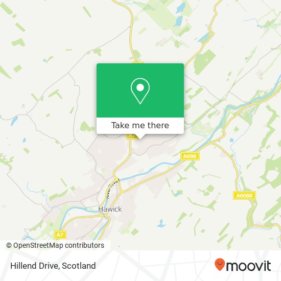 Hillend Drive map