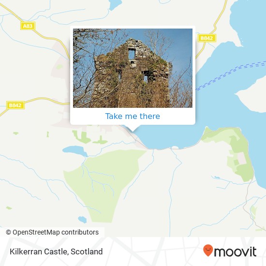 Kilkerran Castle map