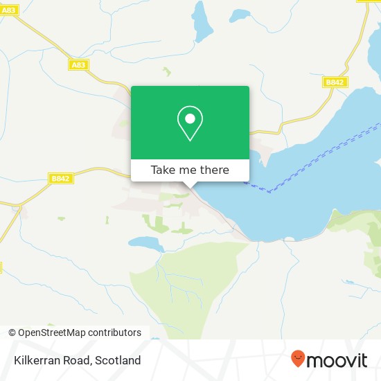 Kilkerran Road map