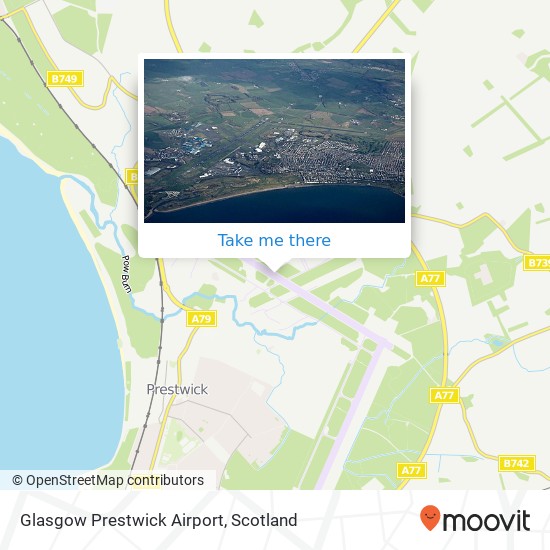 Glasgow Prestwick Airport map