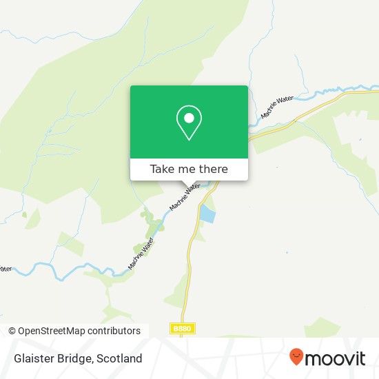 Glaister Bridge map