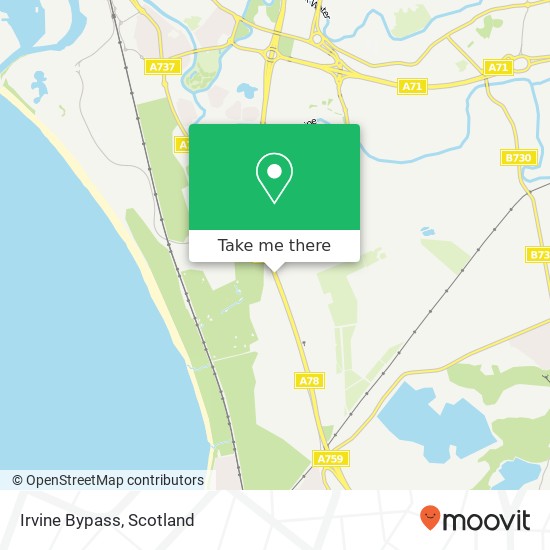Irvine Bypass map