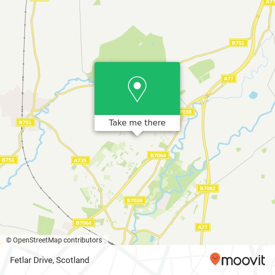 Fetlar Drive map