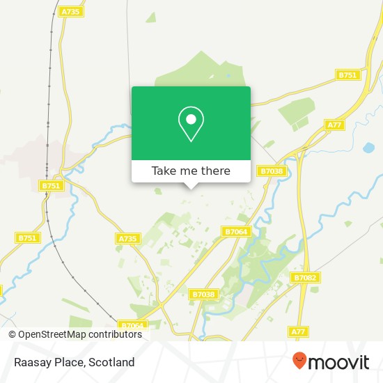 Raasay Place map