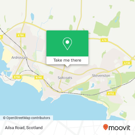 Ailsa Road map