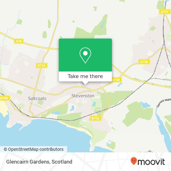 Glencairn Gardens map