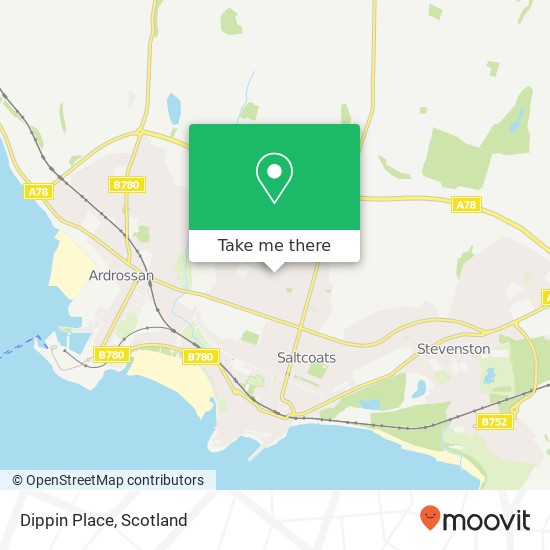 Dippin Place map