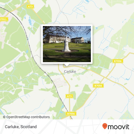 Carluke map