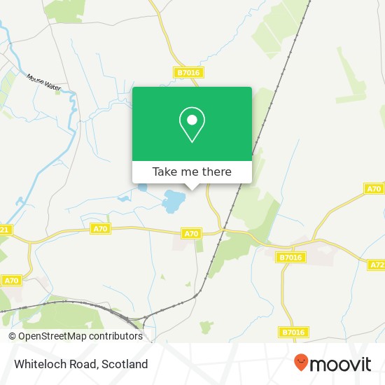 Whiteloch Road map