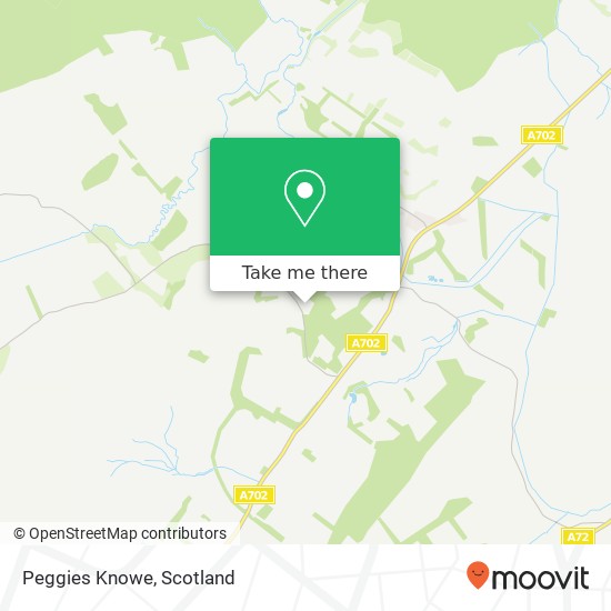 Peggies Knowe map