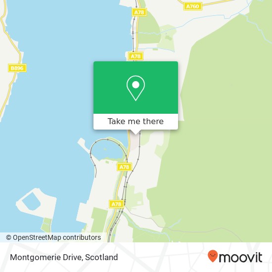Montgomerie Drive map