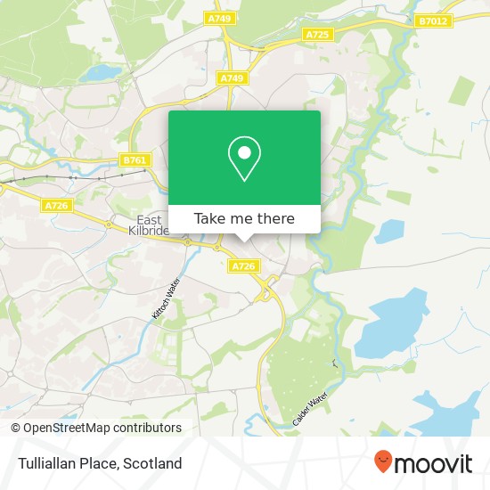 Tulliallan Place map