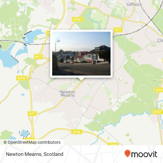 Newton Mearns map