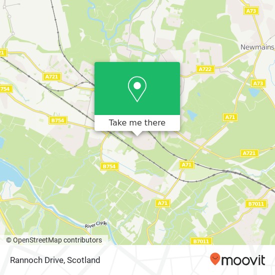 Rannoch Drive map