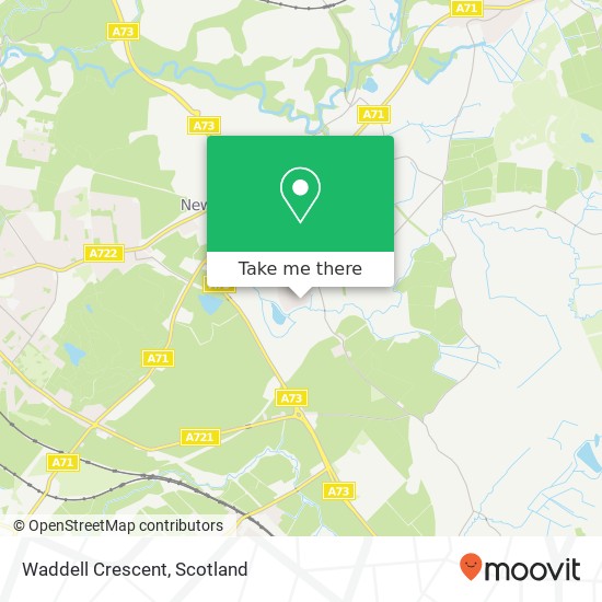 Waddell Crescent map