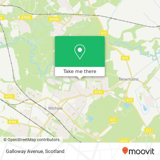 Galloway Avenue map