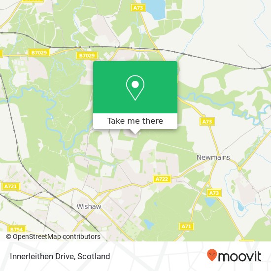Innerleithen Drive map
